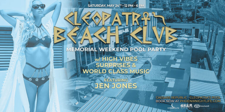Phoenix Memorial Day Weekend | Cleopatra's Beach Club Pool Party