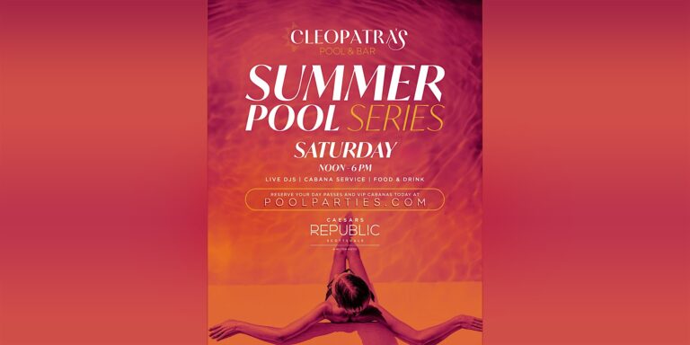 Phoenix Cleopatra's Beach Club | Saturday Pool Party Scottsdale