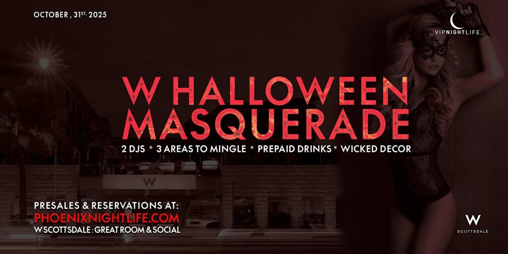 Phoenix Halloween Party | Haunted W Scottsdale Masquerade