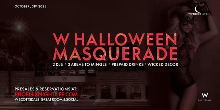 Phoenix Halloween Party | Haunted W Scottsdale Masquerade
